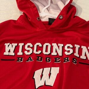 Colosseum Red and White Hoodie